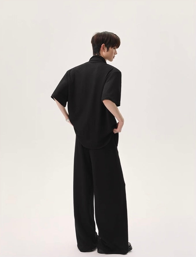 Zephyr luxe detachable bow tie set up pants
