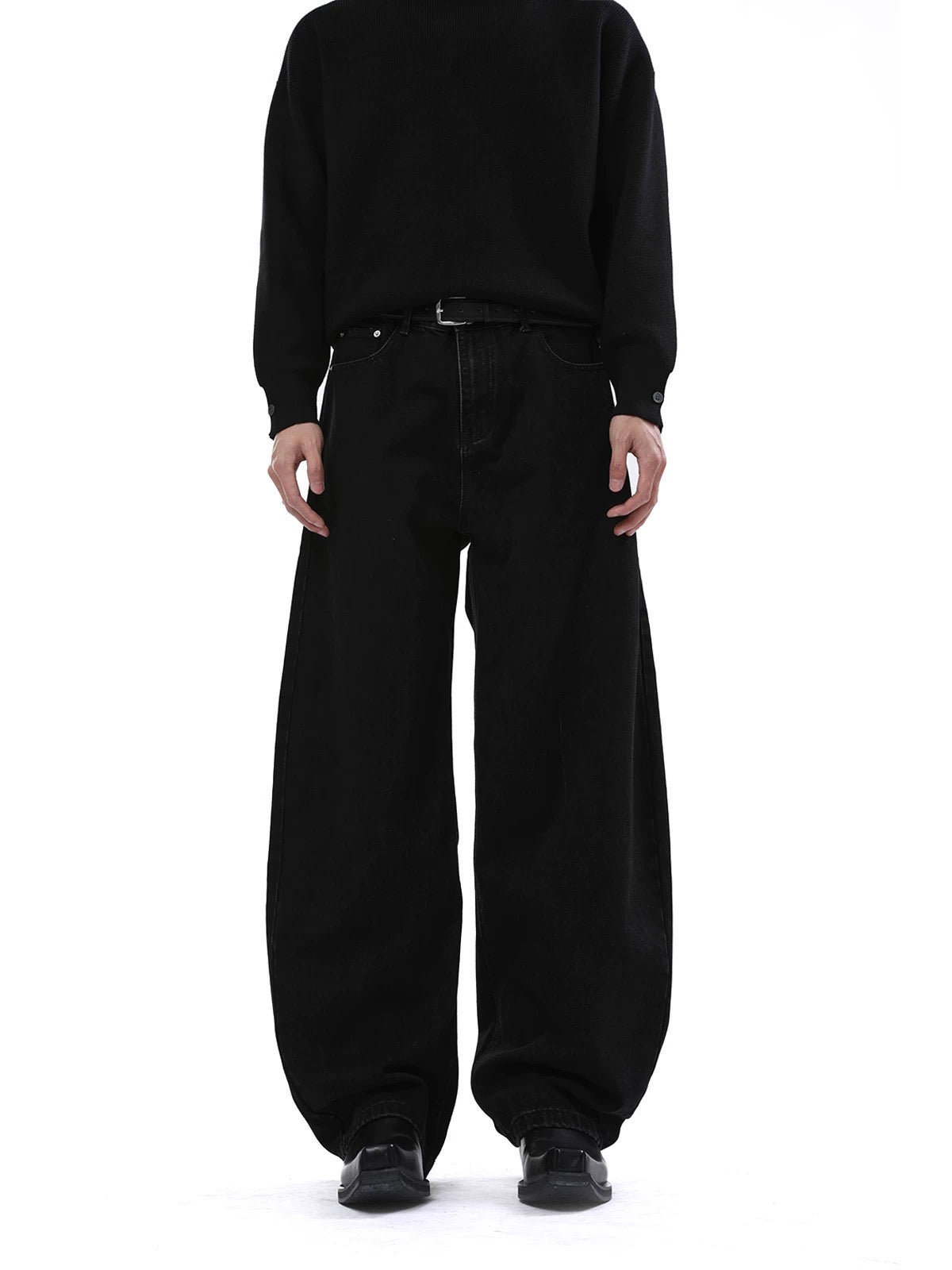 Vintage old fashioned straight-leg jeans