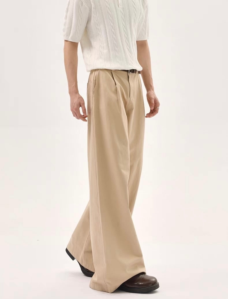 Loose sagging floor length pants