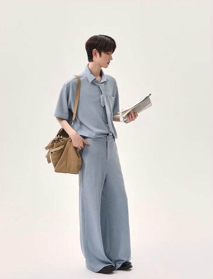 Zephyr luxe detachable bow tie set up pants