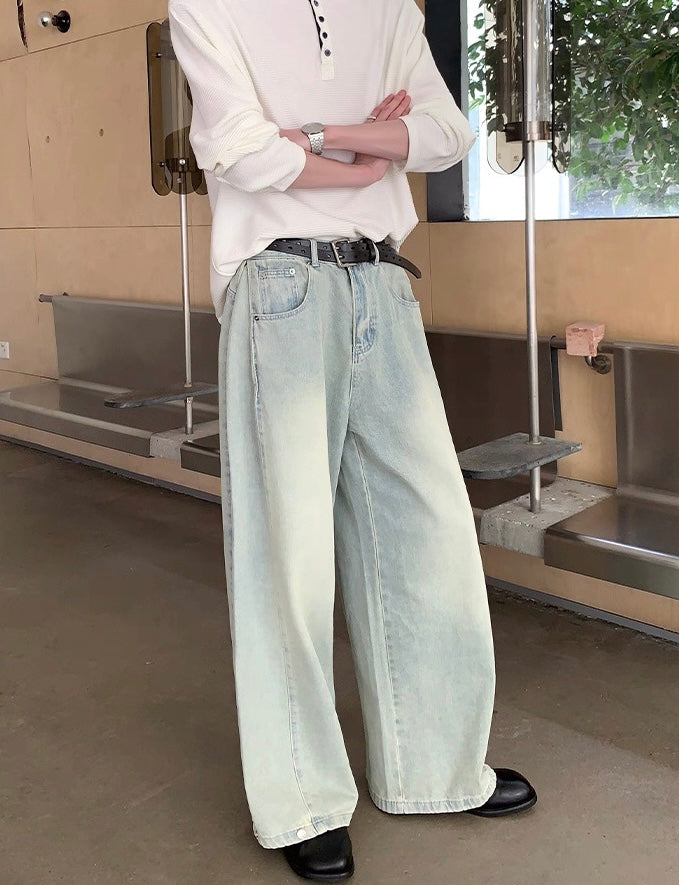 Niche washable retractable legs pants