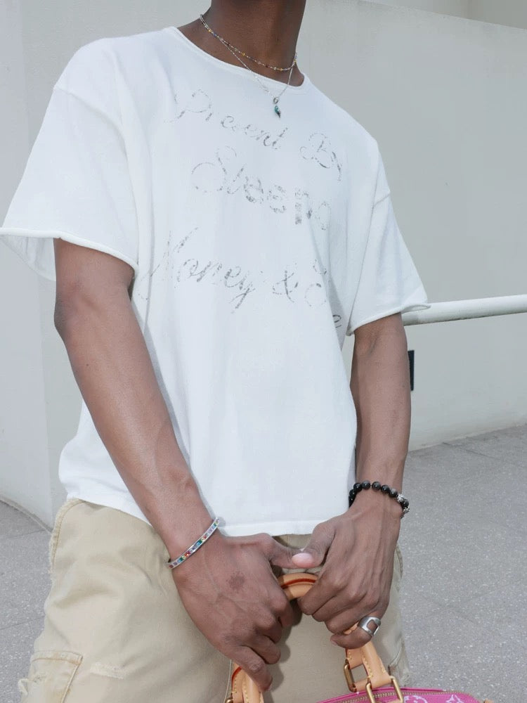 Aurelius logo printed round neck t-shirt