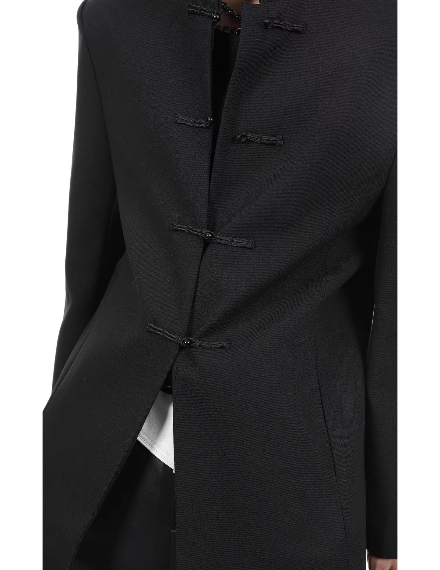 Zhongshan chinese style standing collar suit jacket