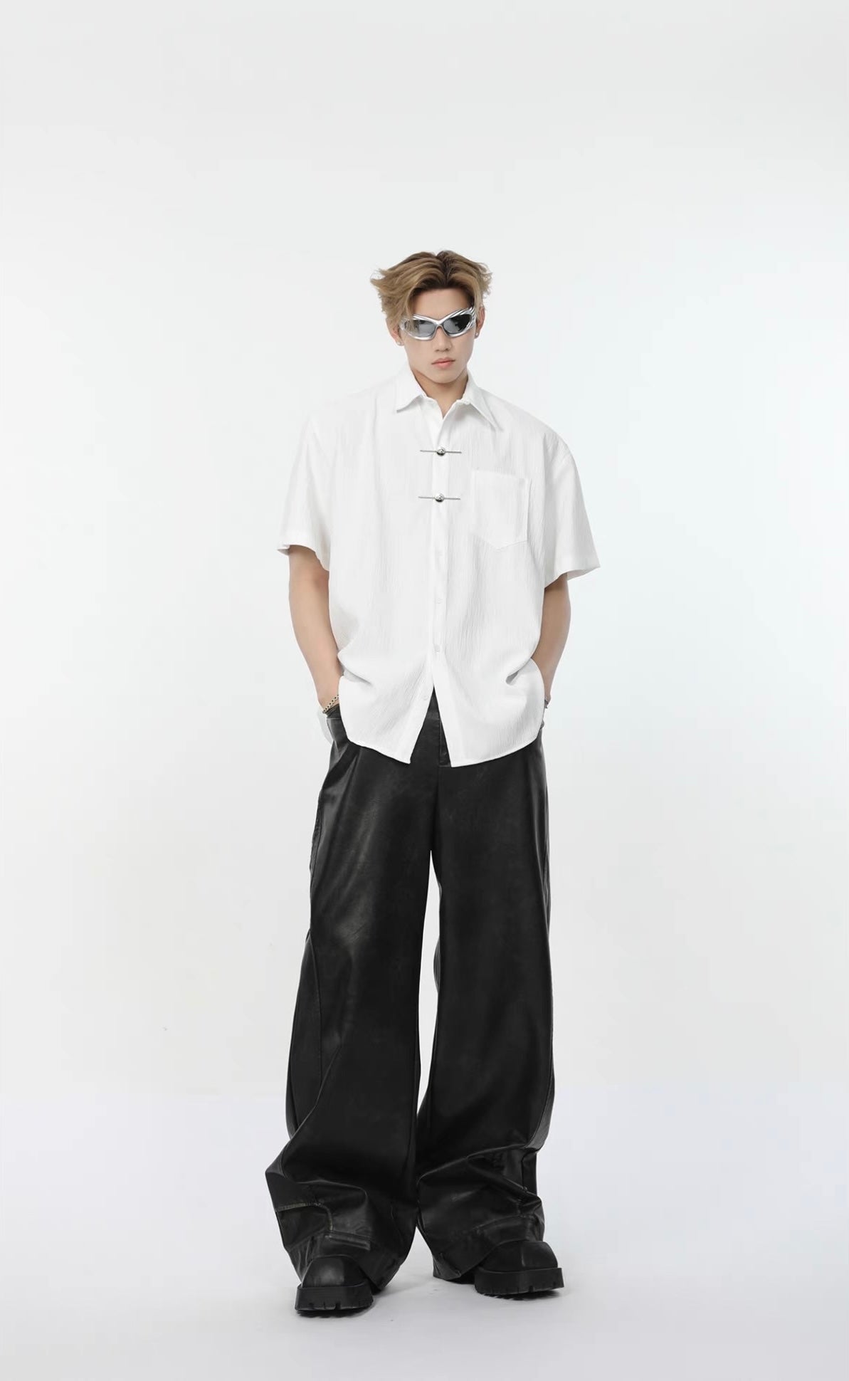 New Chinese metal decorative shirt