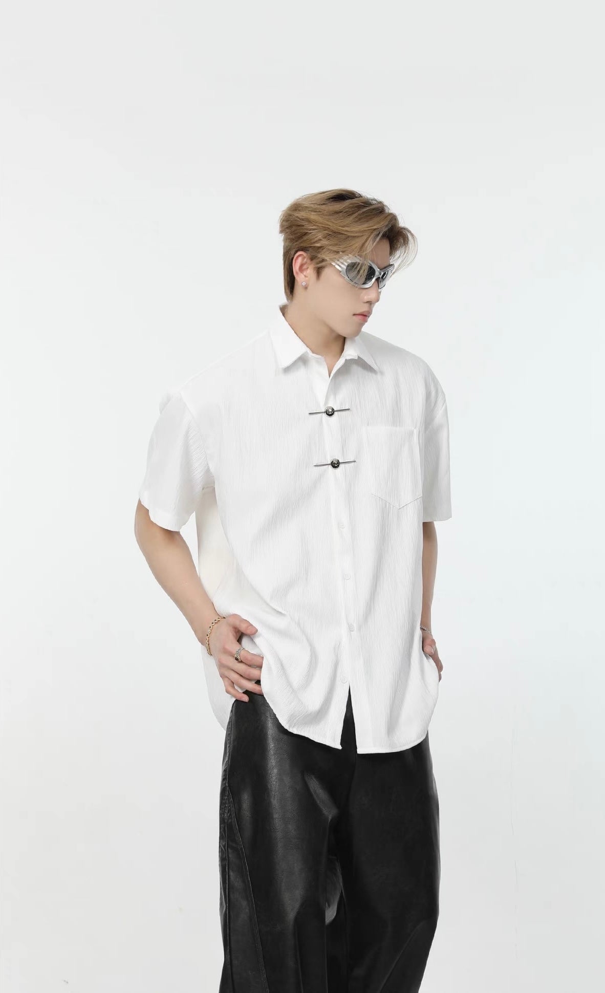 New Chinese metal decorative shirt