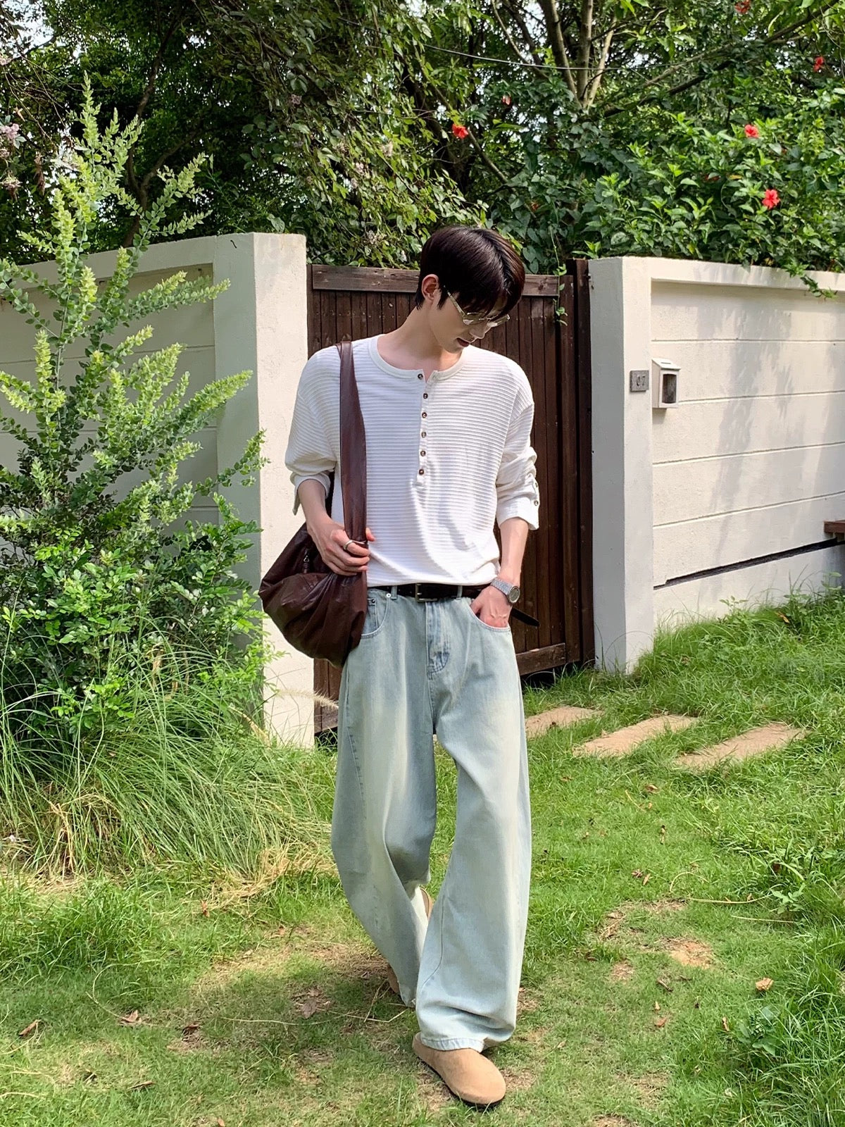 Niche washable retractable legs pants