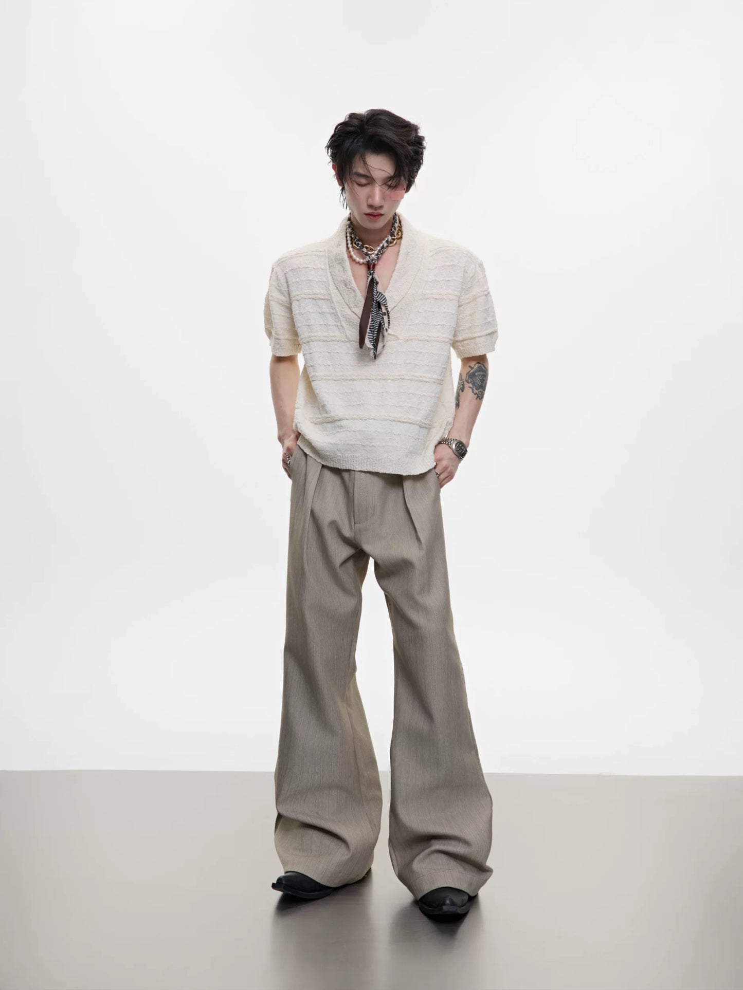 Classic luxurious Qian Feng Wei La Xi pants
