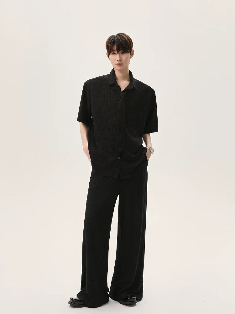 Zephyr luxe detachable bow tie set up pants