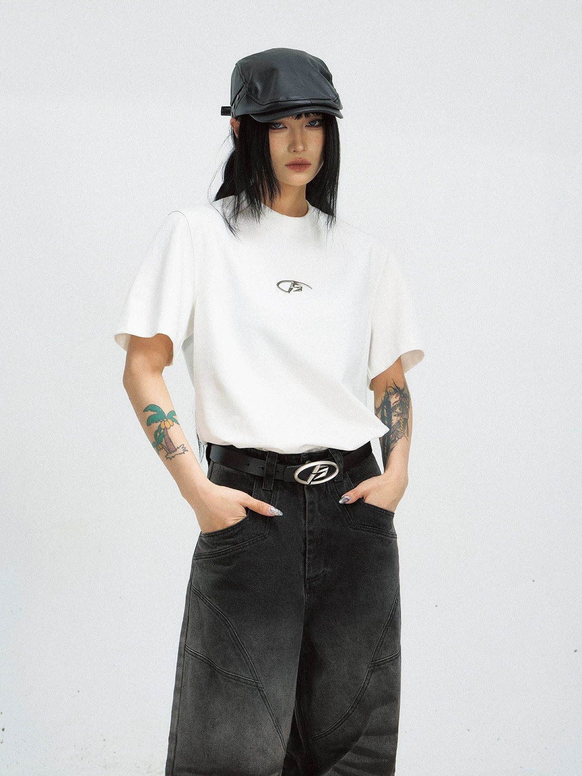 People style metal small logo t-shirt