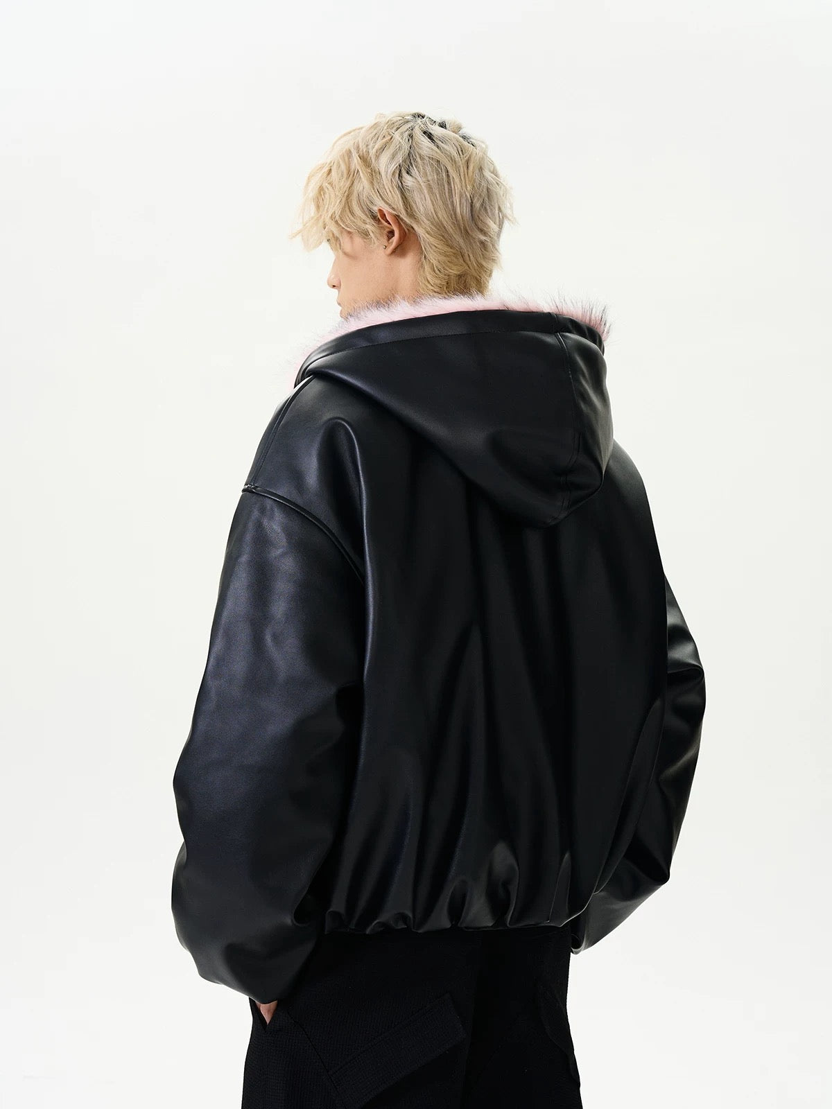 Velvet pink storm phantom bloom down jacket