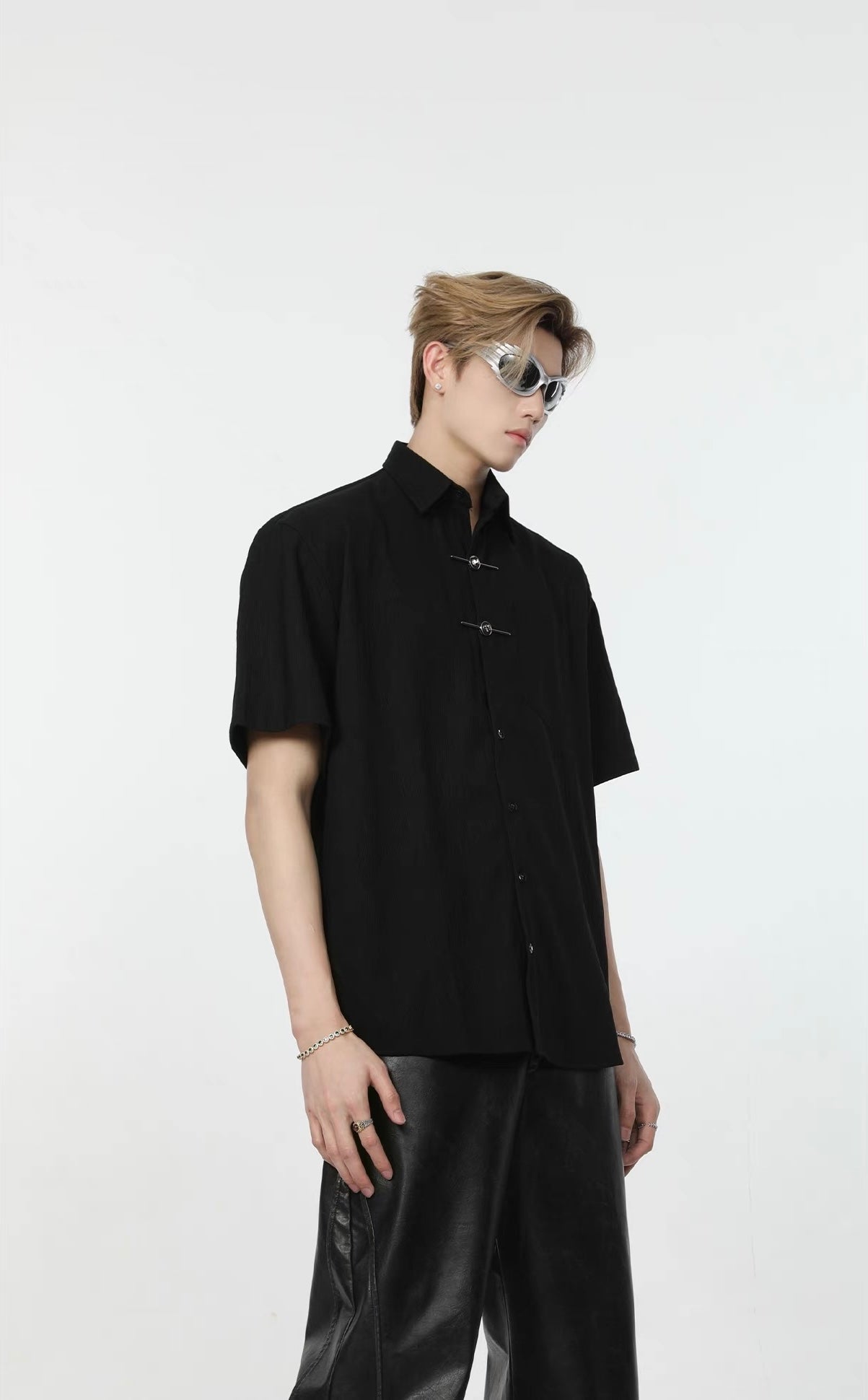 New Chinese metal decorative shirt