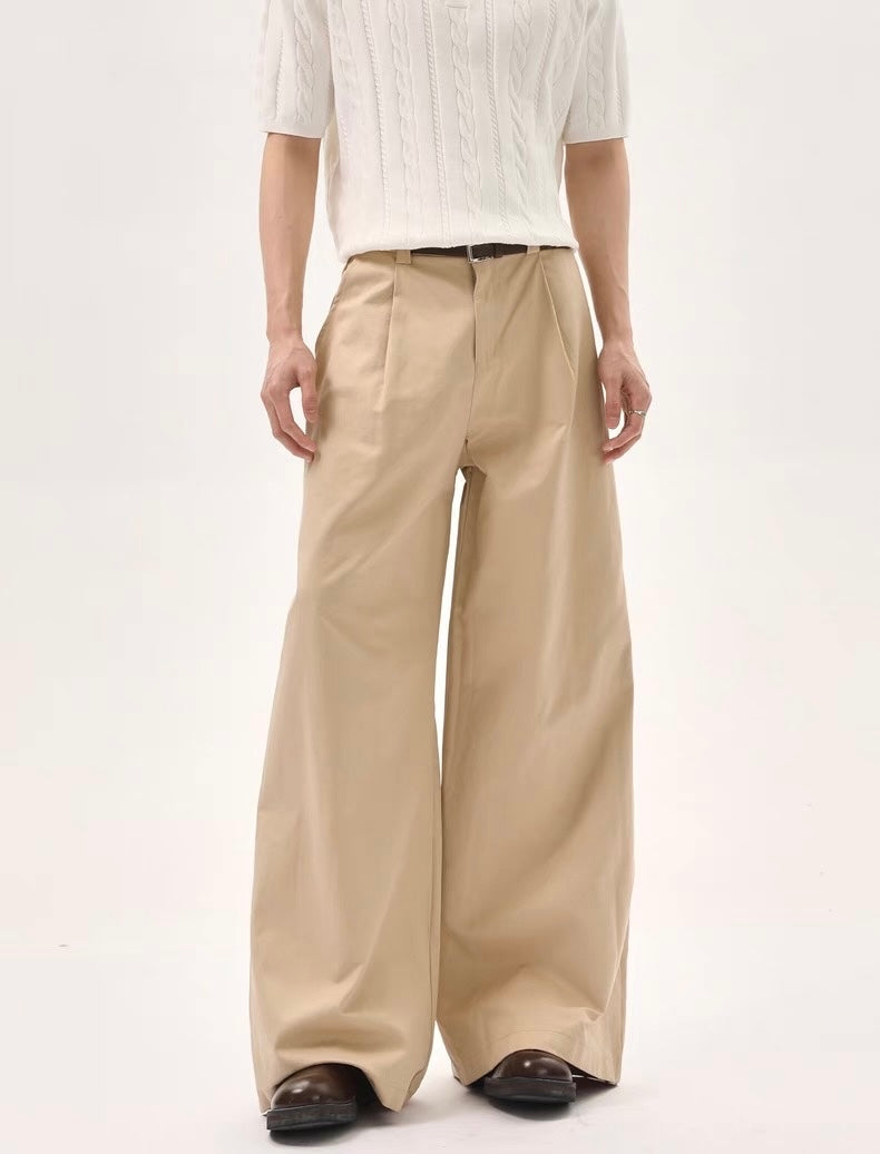 Loose sagging floor length pants