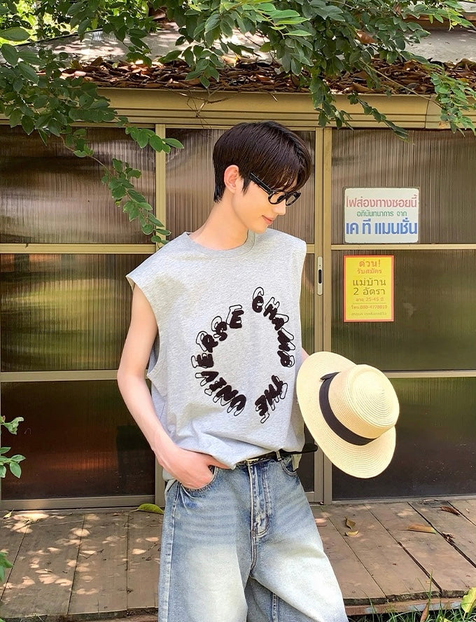 Summer korean style towel stereoscopic tank top