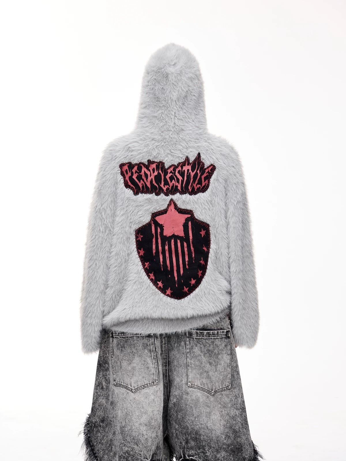 Mink fur 07 relaxed hoodie