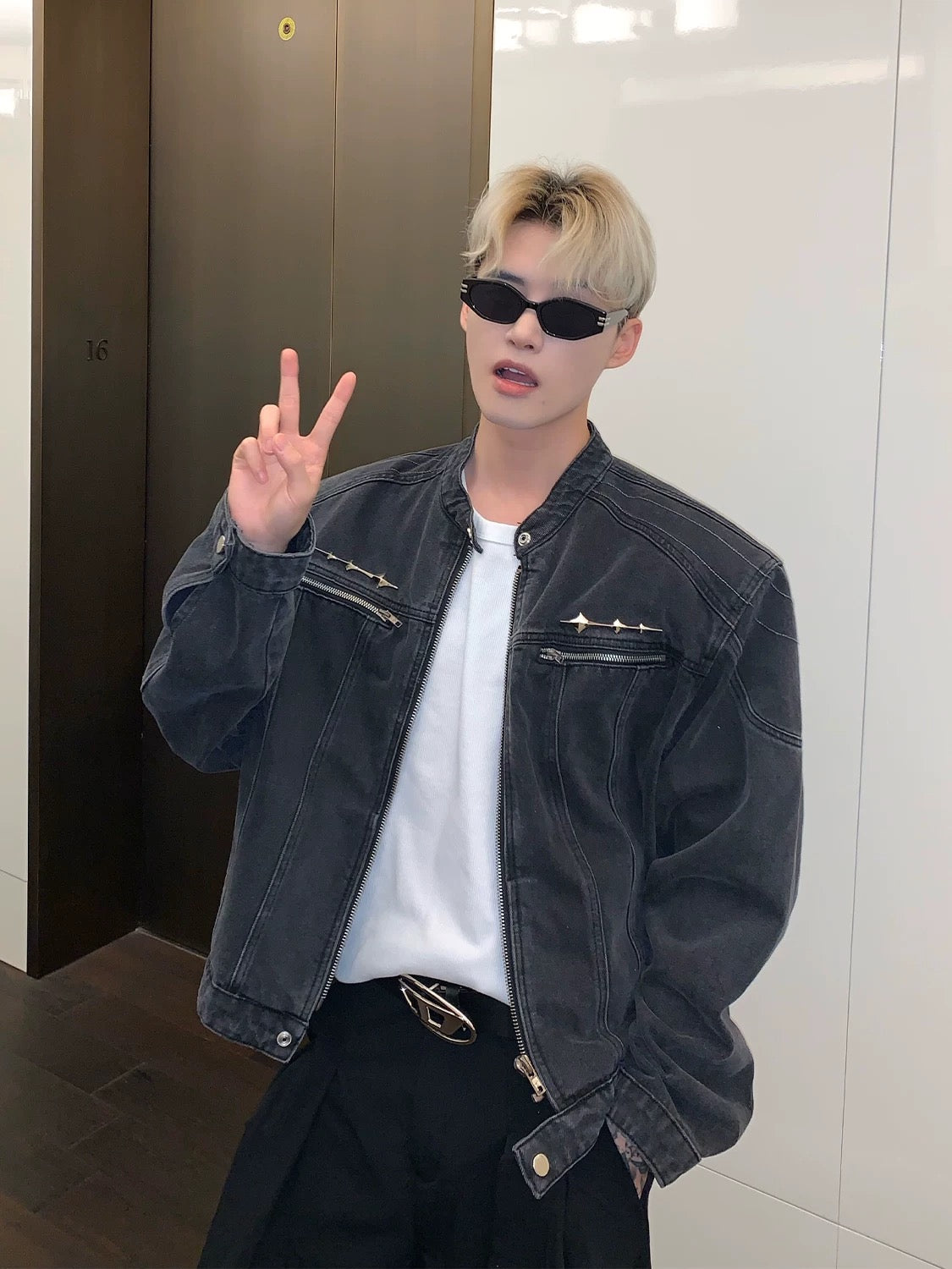 Cuibuju classic vintage cowboy jacket