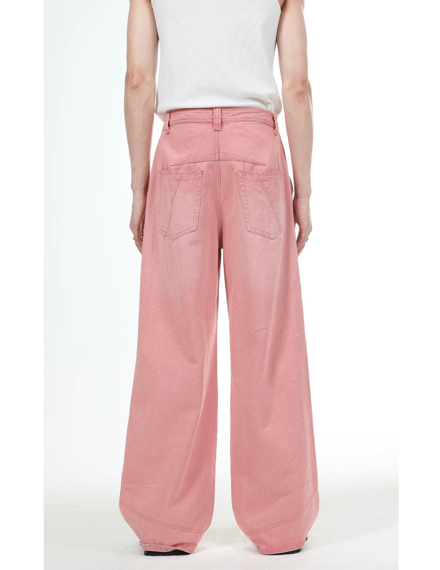 Lightning dashing wide leg jeans