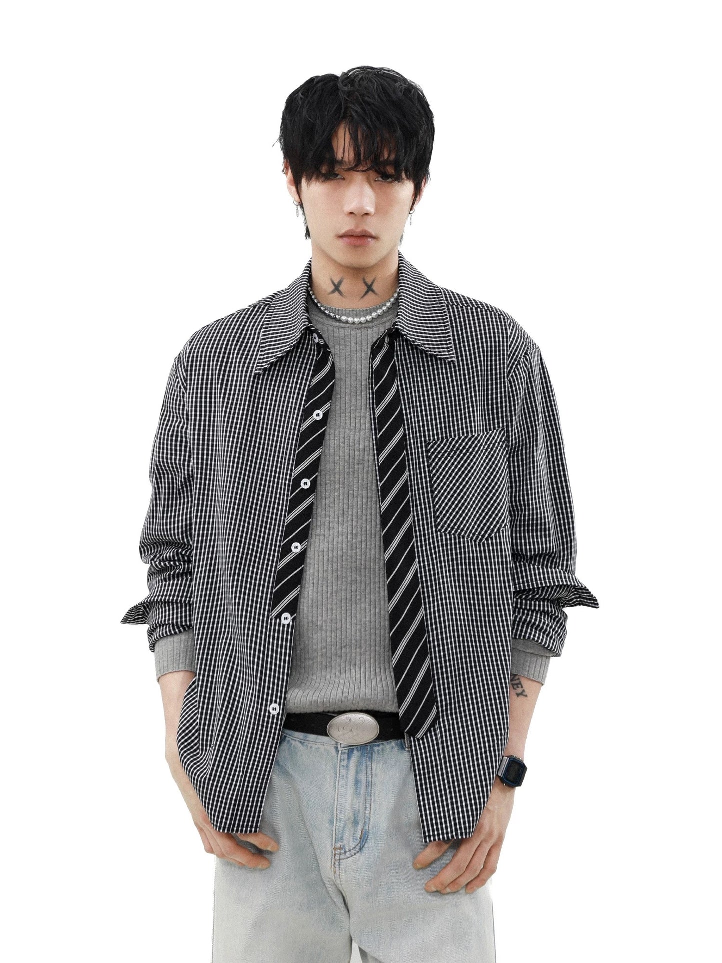 Old-money style long sleeve shirt