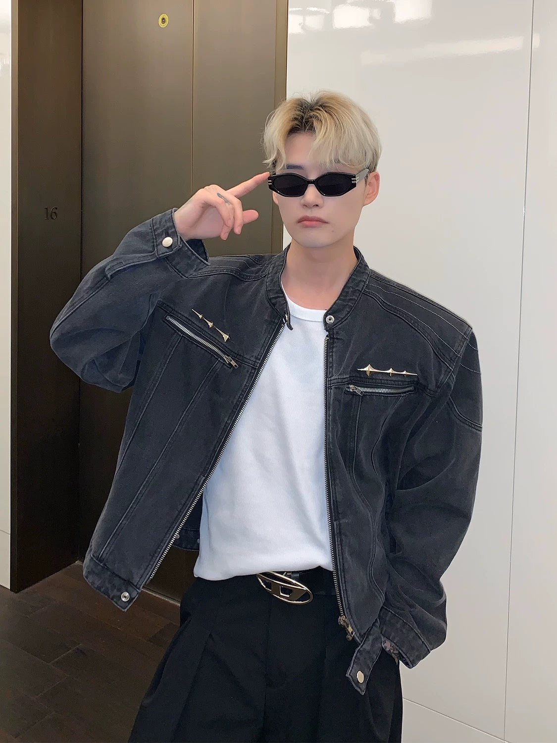 Cuibuju classic vintage cowboy jacket