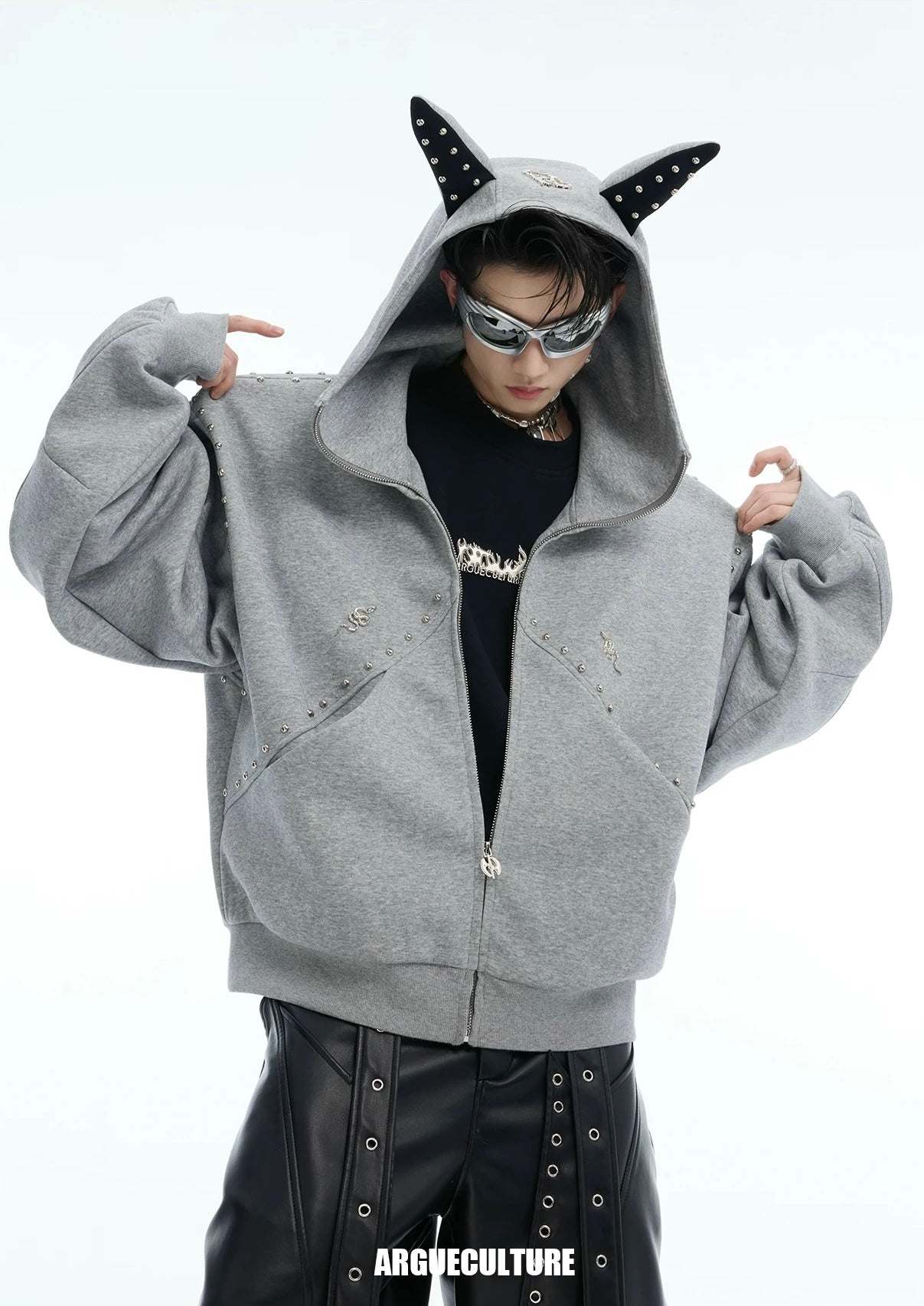 Welded doberman dope hoodie