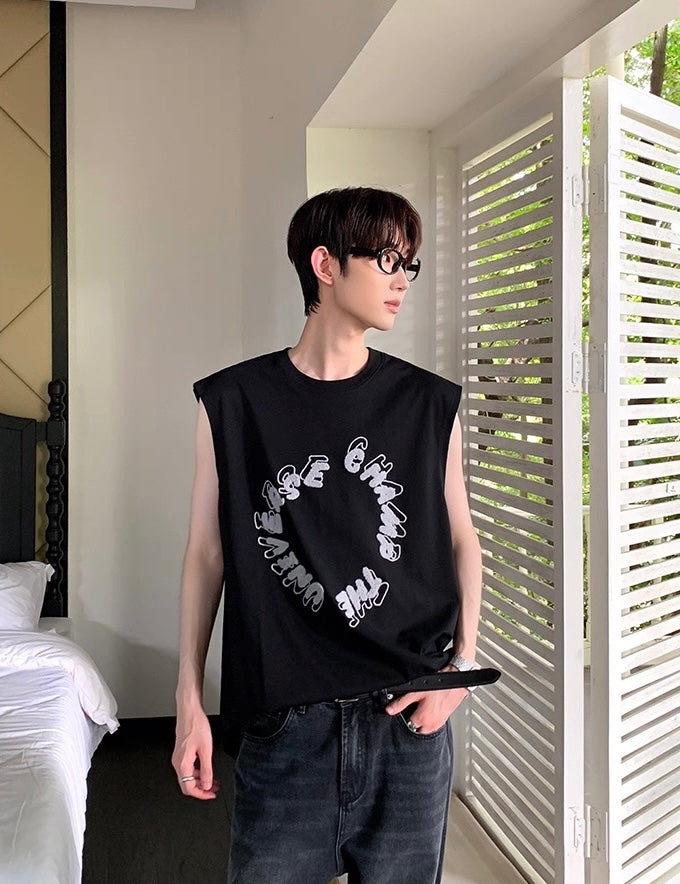 Summer korean style towel stereoscopic tank top