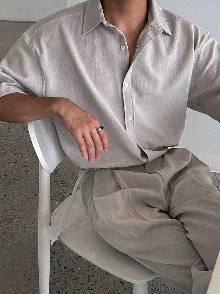 Eclipse gravity relaxed fit set up shirt