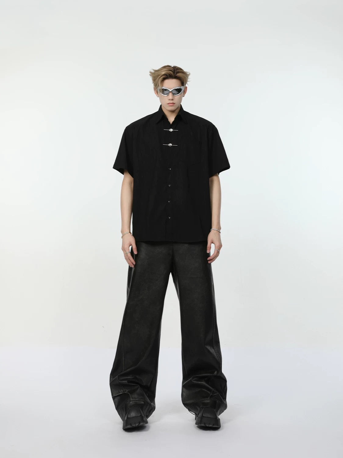 New Chinese metal decorative shirt
