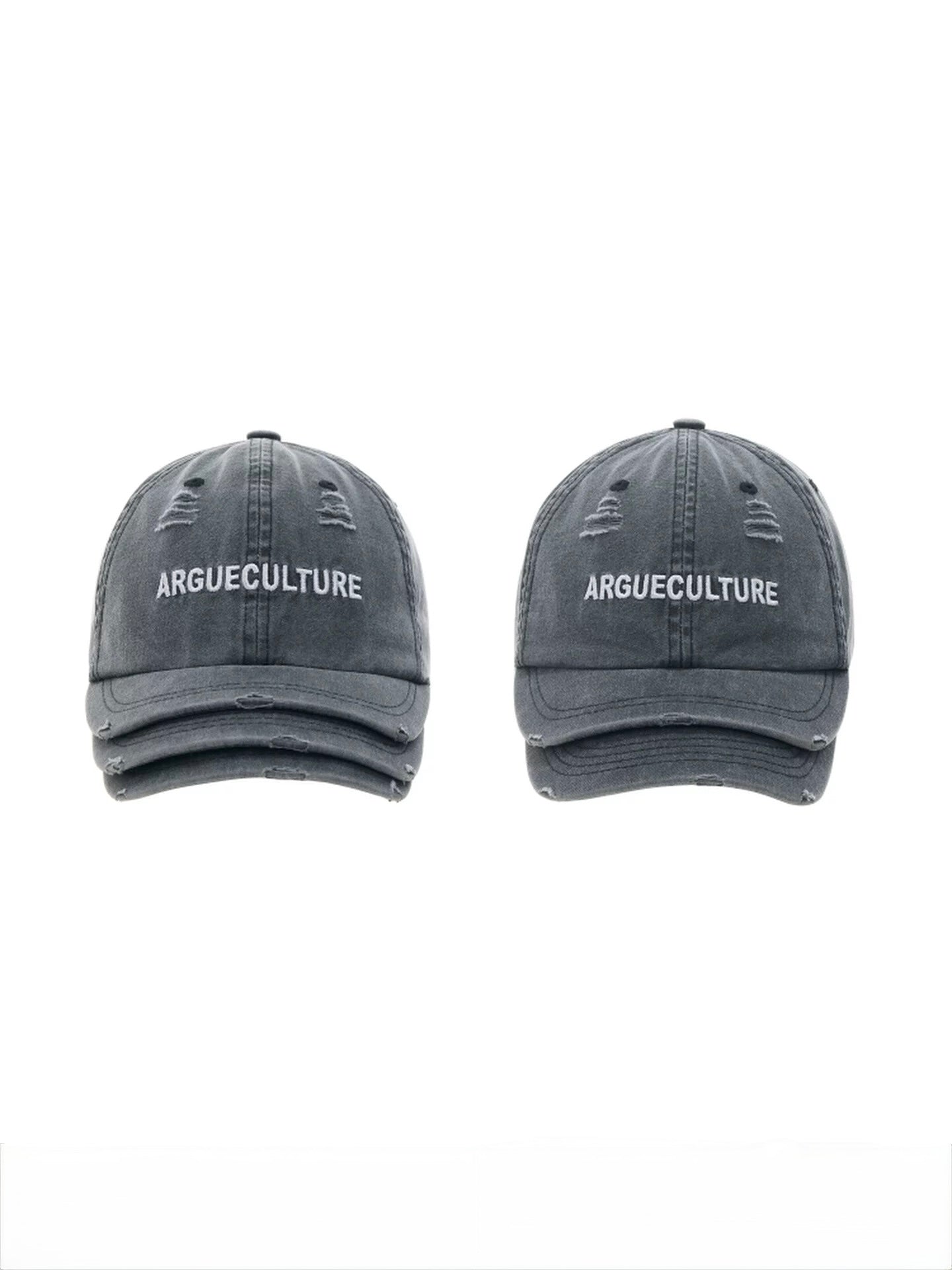 Vintage brim design layer cap