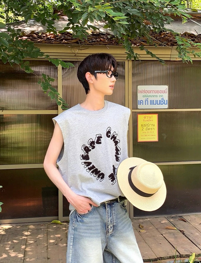 Summer korean style towel stereoscopic tank top