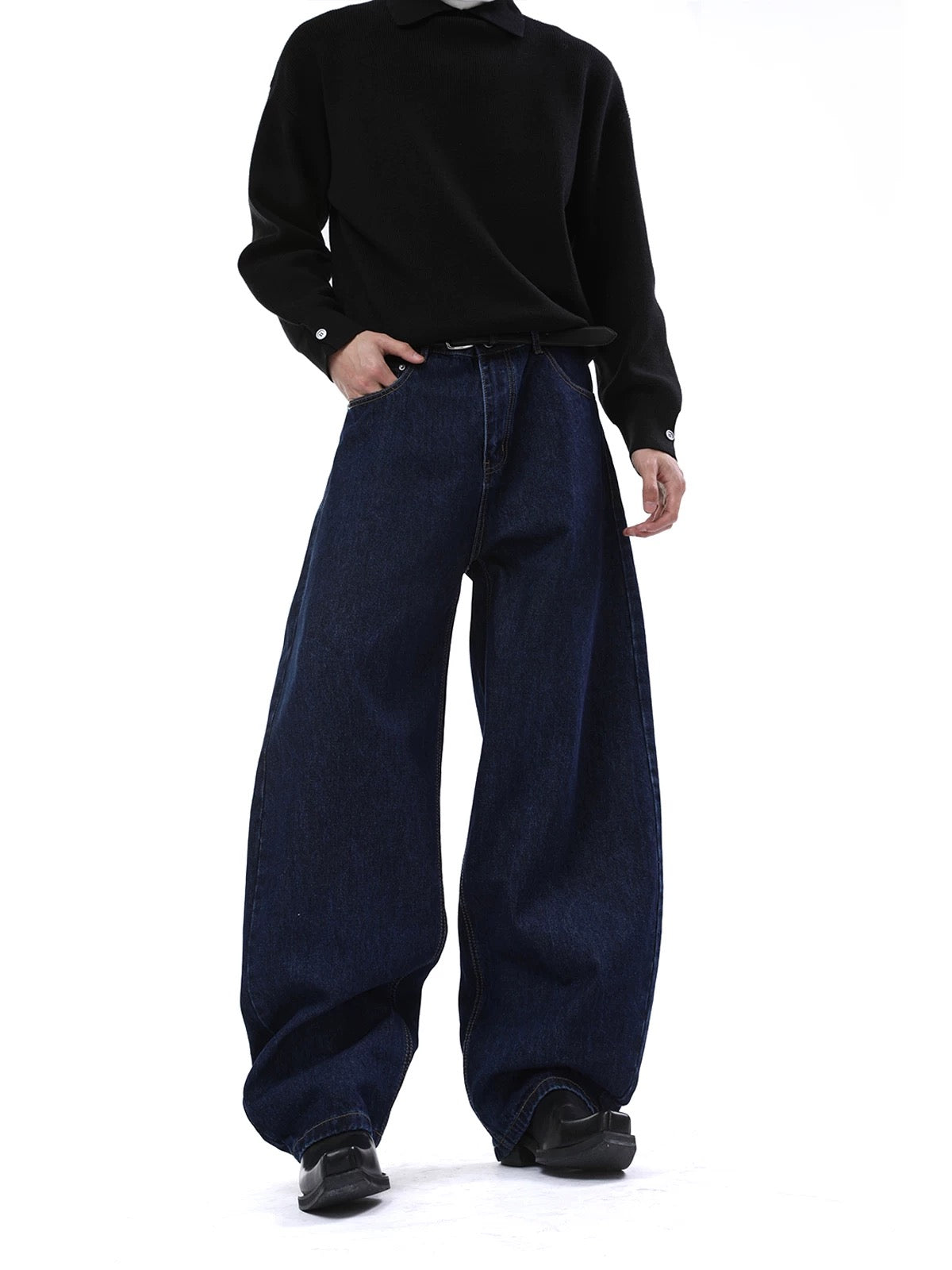 Vintage old fashioned straight-leg jeans