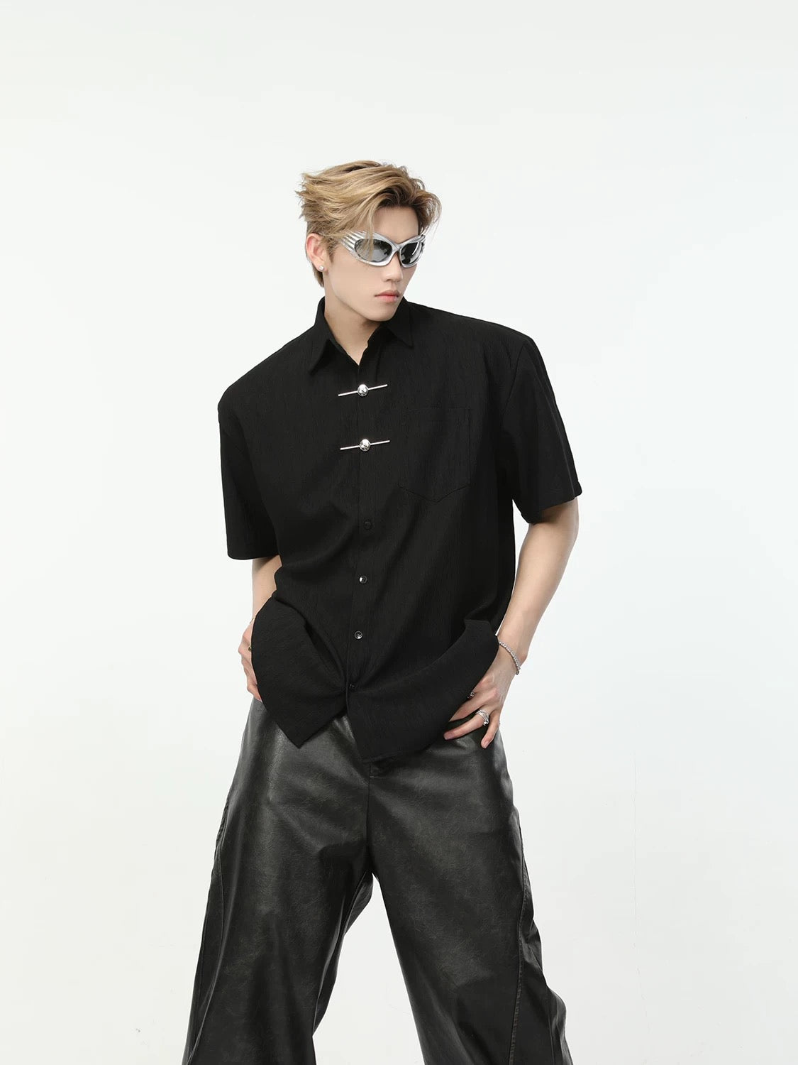 New Chinese metal decorative shirt