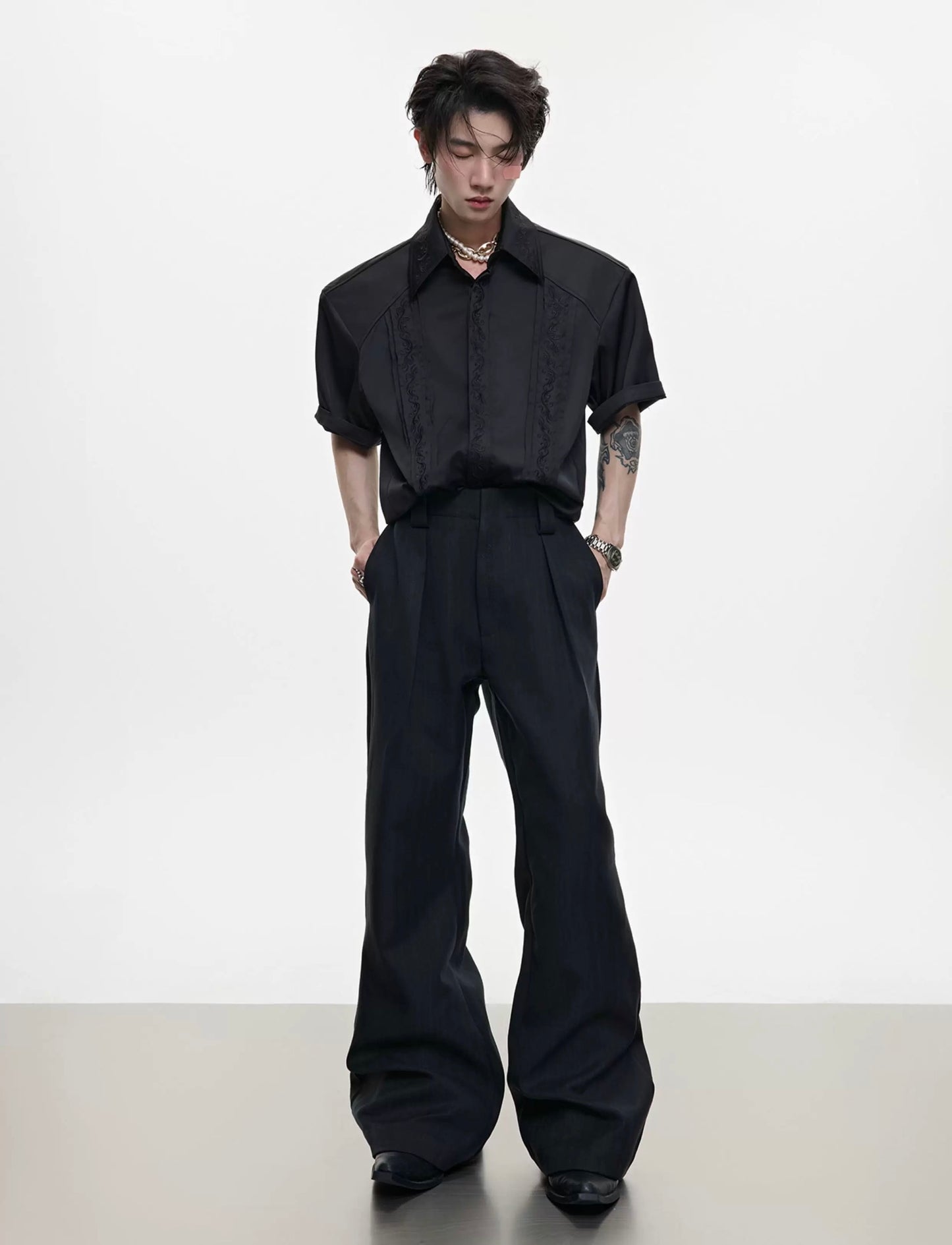 Classic luxurious Qian Feng Wei La Xi pants