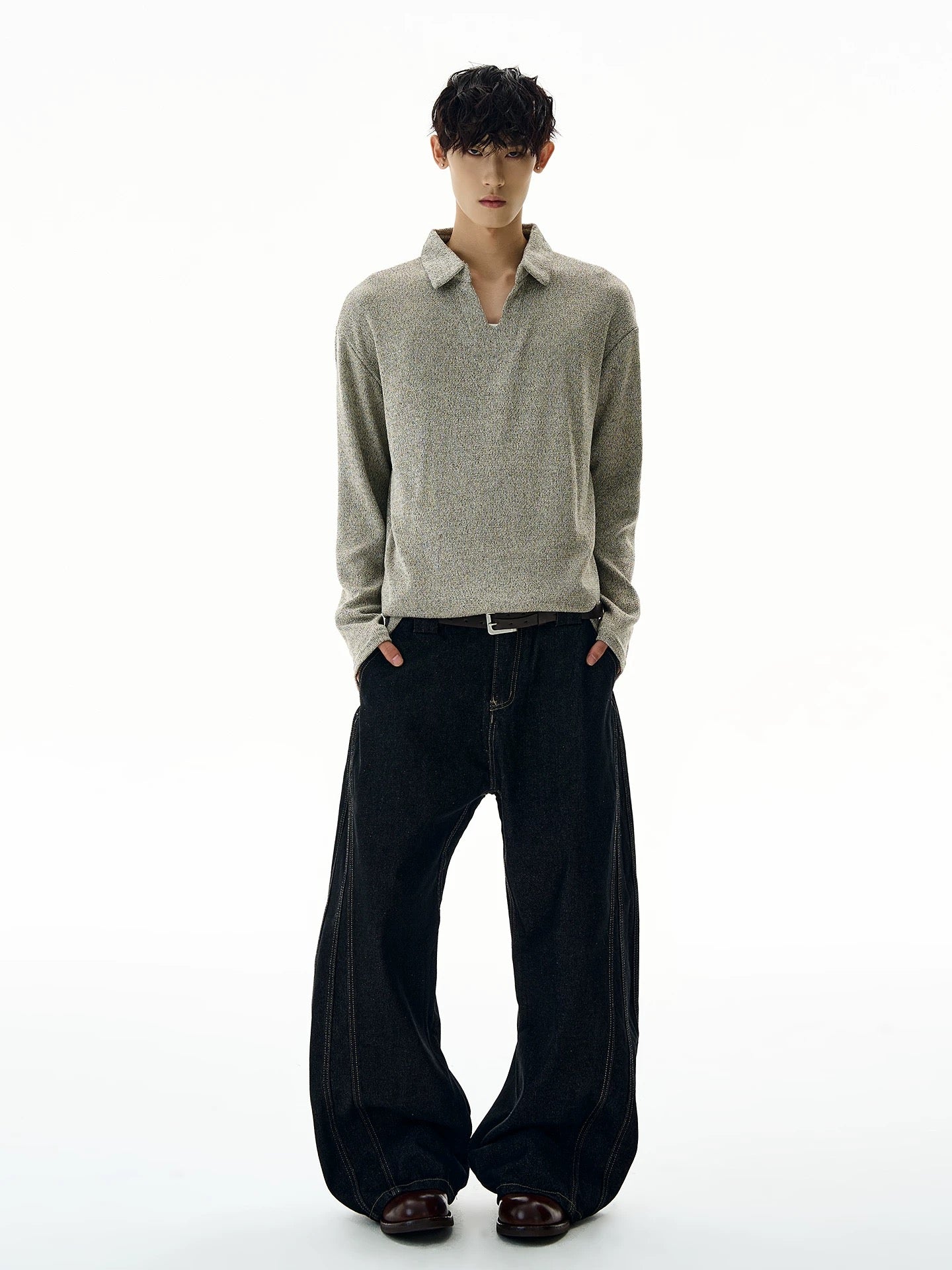 Avant garde balance knit sweater