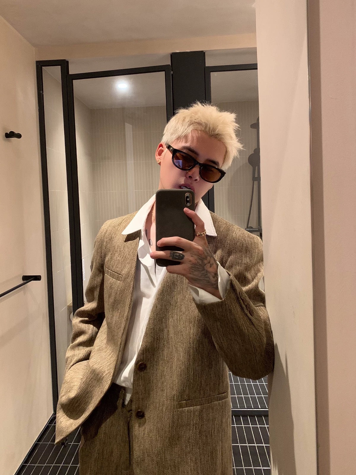 Classic old money style suit set up jacket