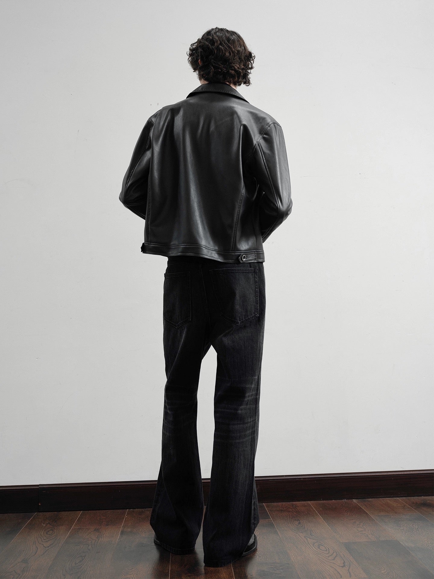 Submarine fog blue short wide german jacket