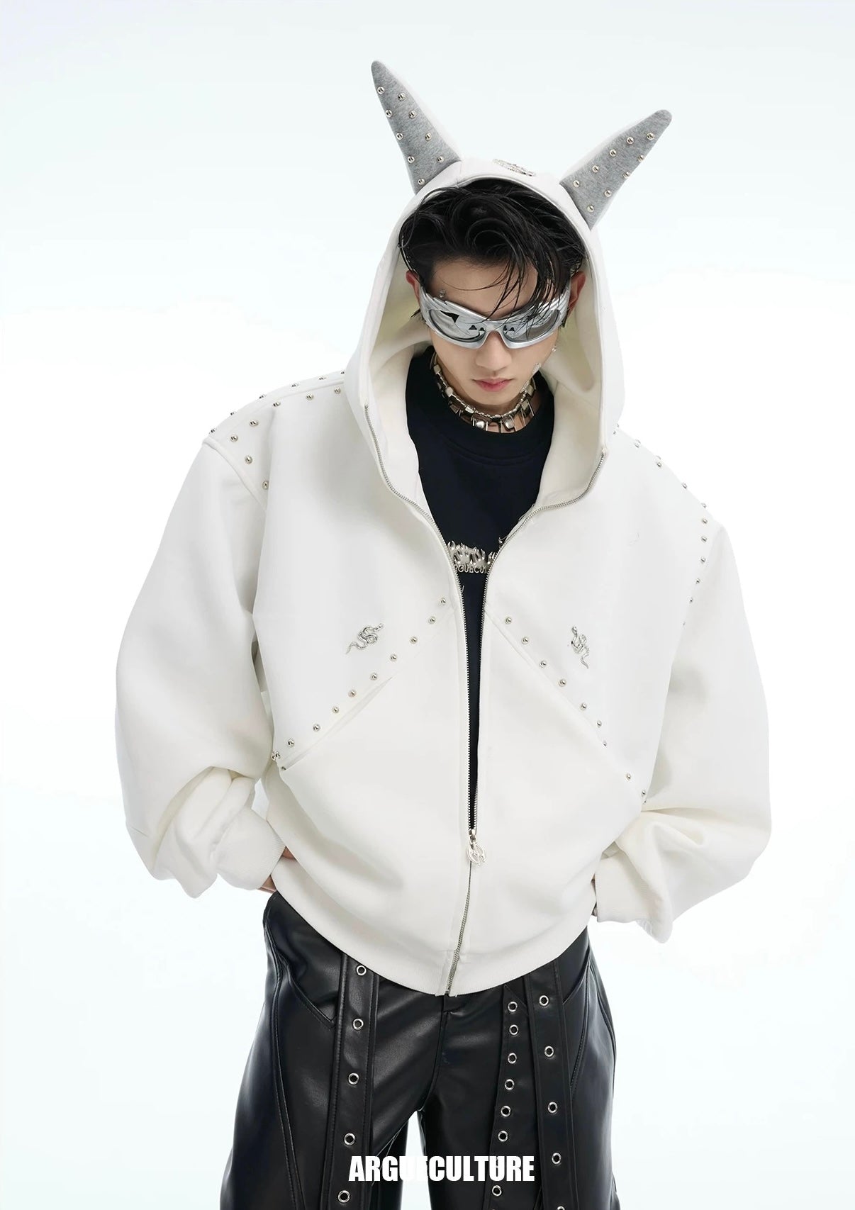 Welded doberman dope hoodie
