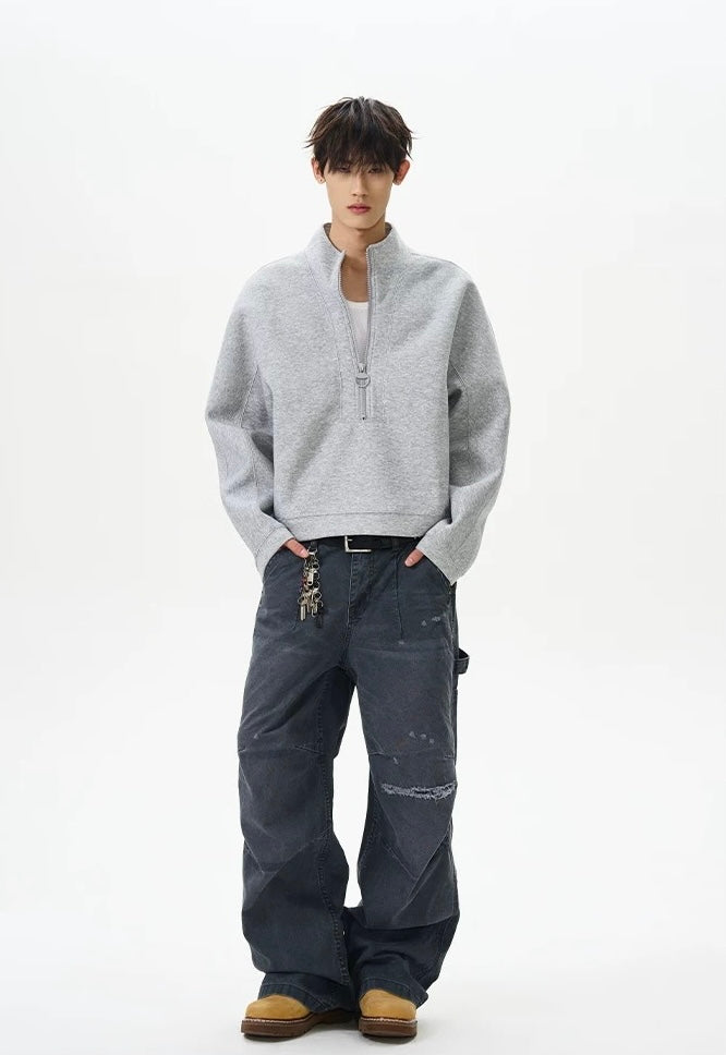 Echo form half zip sculpted sweatshirt