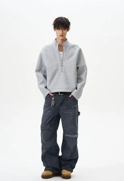 Echo form half zip sculpted sweatshirt