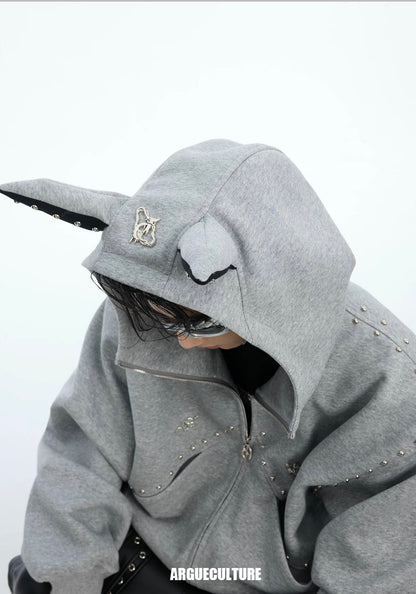 Welded doberman dope hoodie