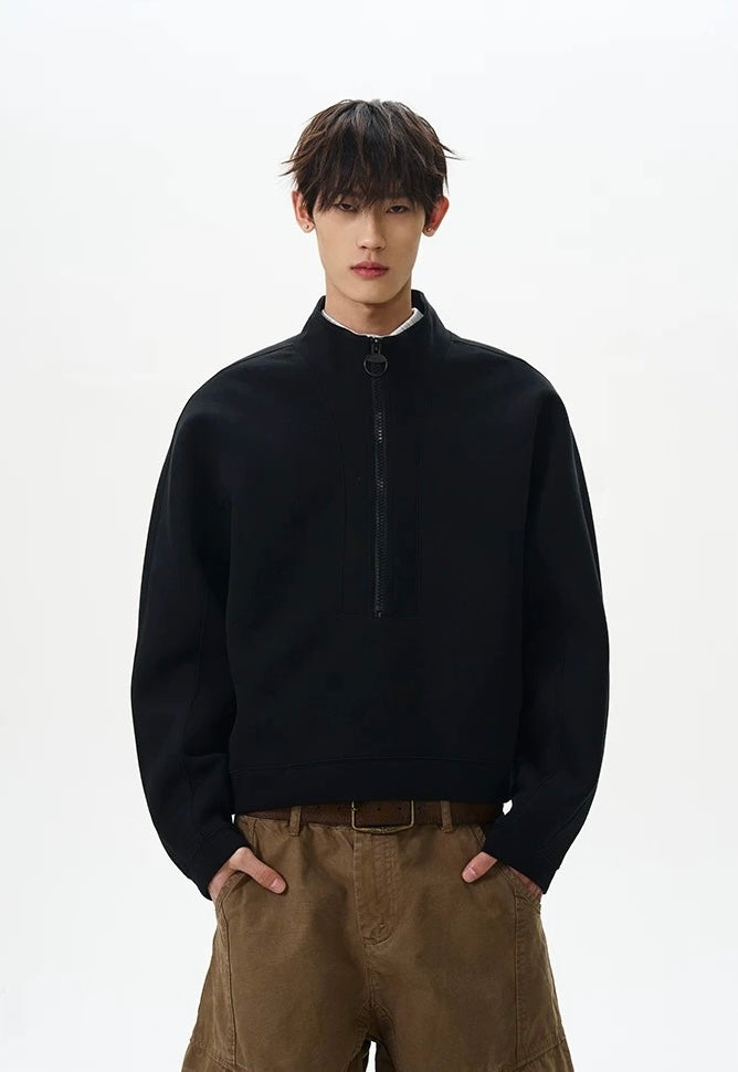 Echo form half zip sculpted sweatshirt