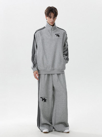 City athletic soft street casual set sweater