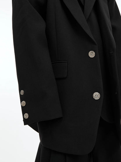 Monarch infinite engraved metal ornamented jacket