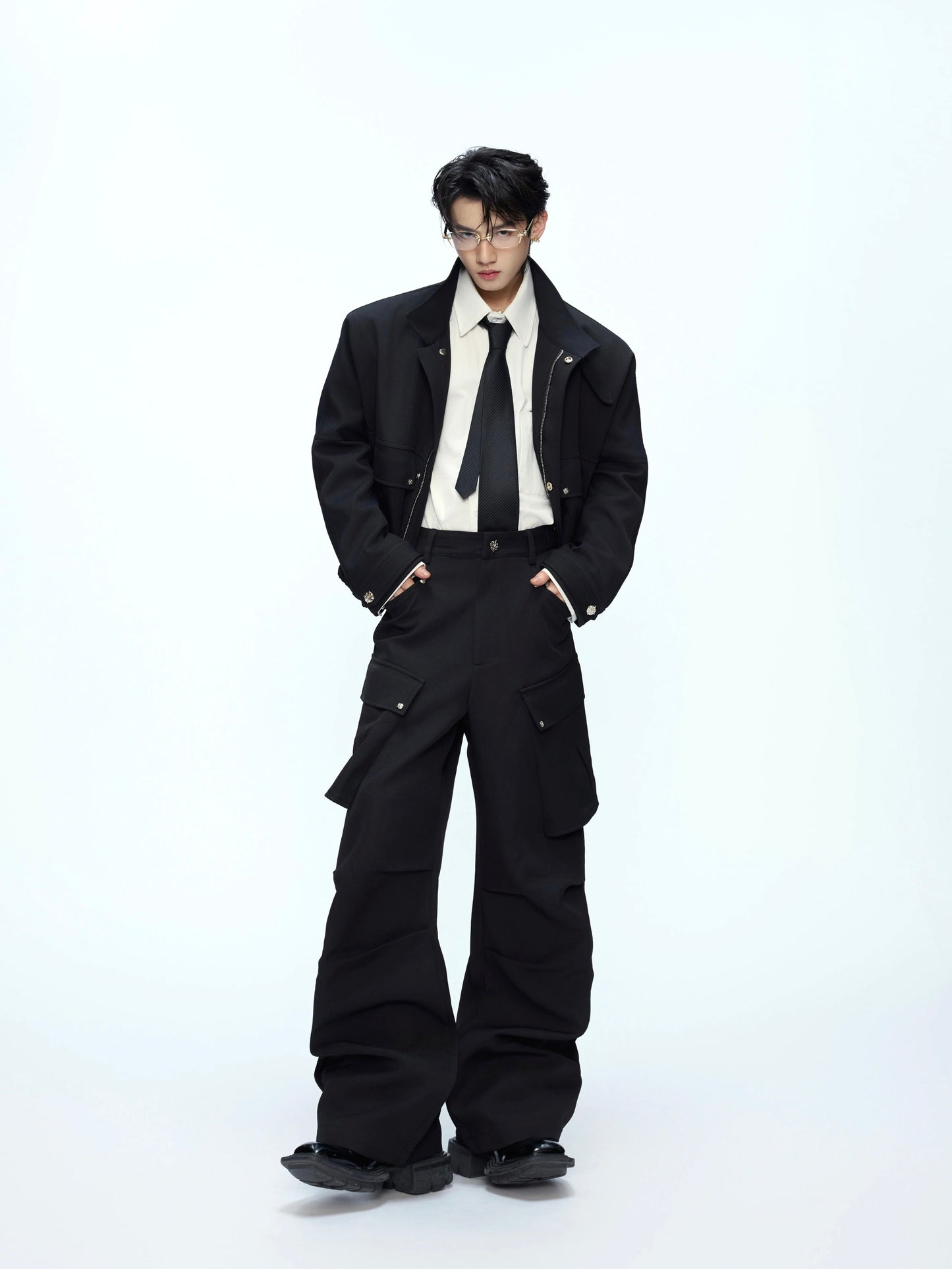 Architect structured cargo ensemble setup pants