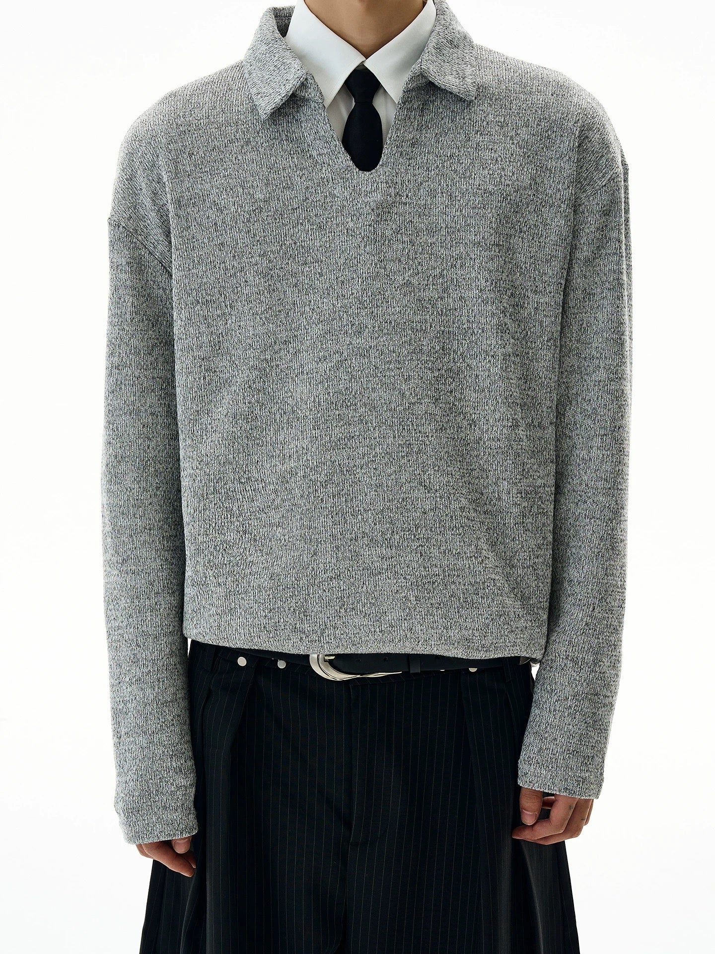 Avant garde balance knit sweater