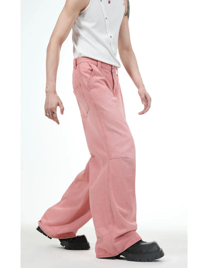Lightning dashing wide leg jeans