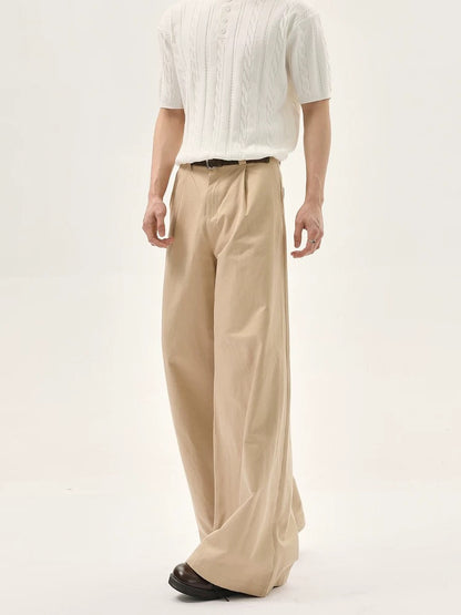 Loose sagging floor length pants
