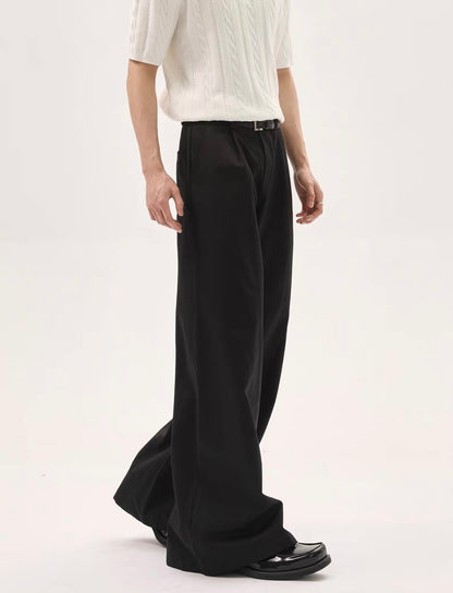 Loose sagging floor length pants
