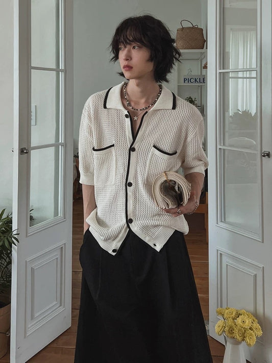 Exclusive elegant korean short sleeve shirt