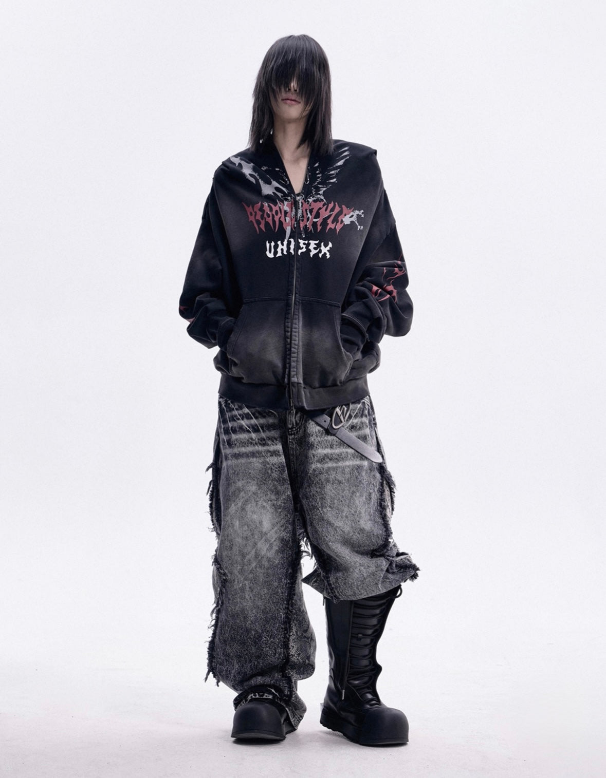 Neo dirty mask removable gloves hoodie