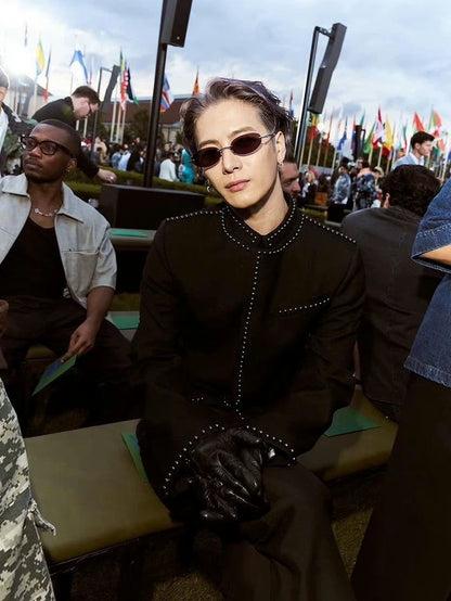 Dominion crystal stud command jacket