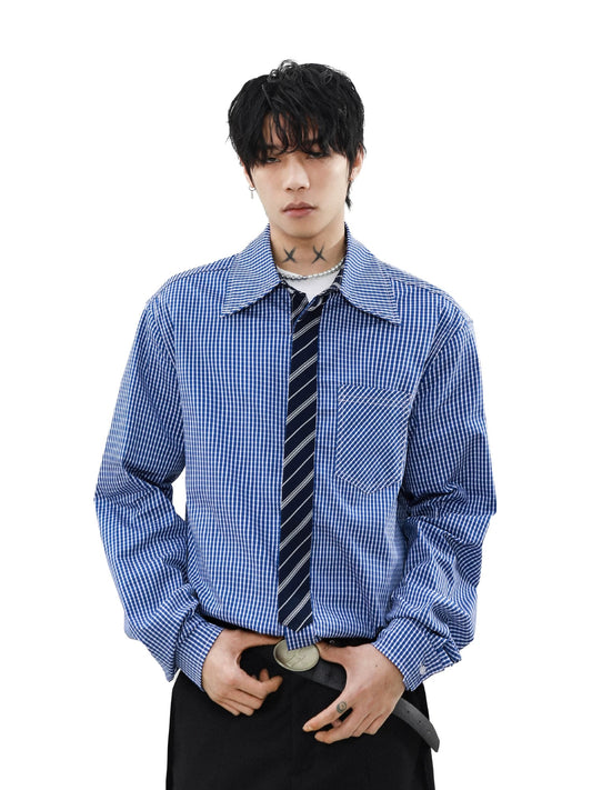 Old-money style long sleeve shirt